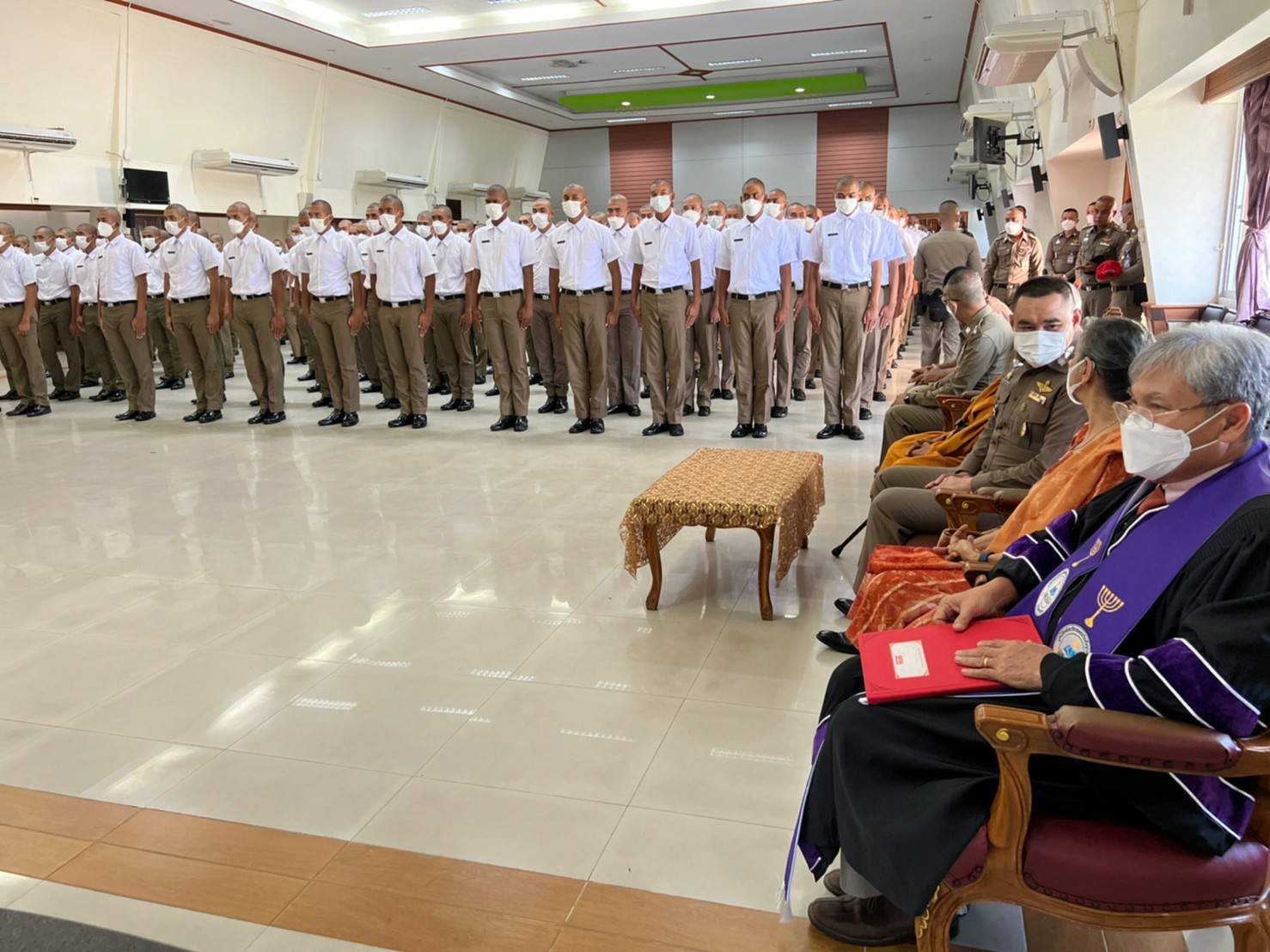 กิจกรรมศาสนิกสัมพันธ์ หลักสูตรนักเรียนนายสิบตำรวจ ประจำปี 2565