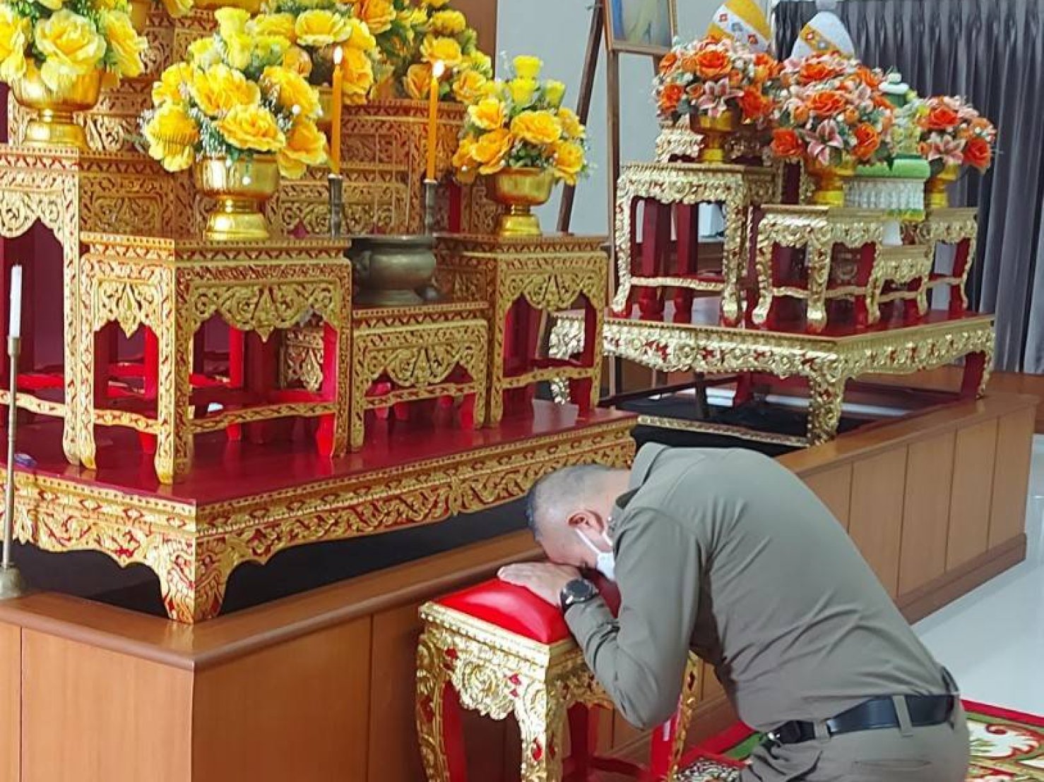 กิจกรรมศาสนิกสัมพันธ์ หลักสูตรนักเรียนนายสิบตำรวจ ประจำปี 2565