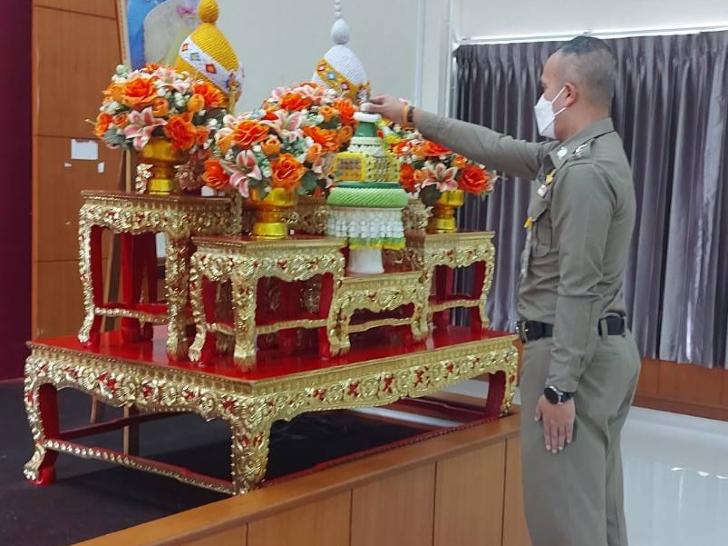 กิจกรรมศาสนิกสัมพันธ์ หลักสูตรนักเรียนนายสิบตำรวจ ประจำปี 2565